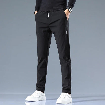 Rufus | Tailored Slim Fit Cotton Trousers