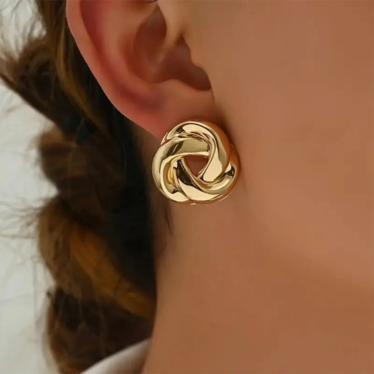 Junia | Twisted Statement Earrings
