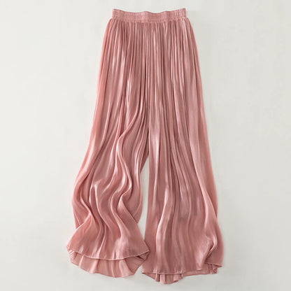 Esme | Elegant Satin Casual Pants