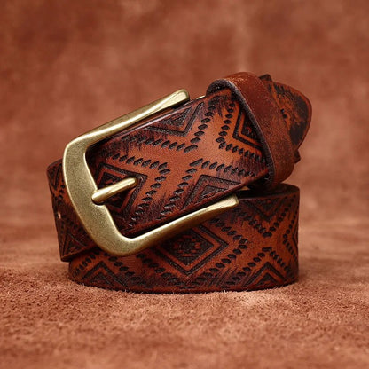Freya | Luxe Tribal Leather Belt