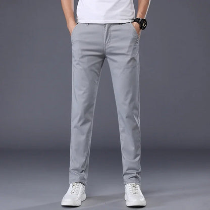 Lucian | Tailored Cotton Dress Trousers