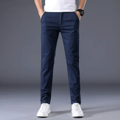 Lucian | Tailored Cotton Dress Trousers