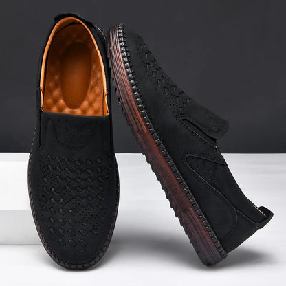 Isaac | Luxe Faux Leather Loafers
