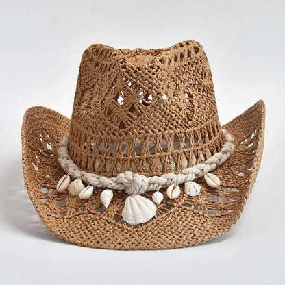 Vivienne | Handcrafted Crochet Straw Hat