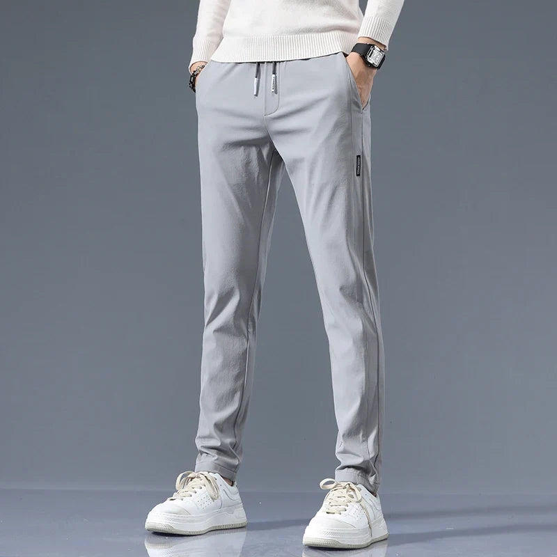 Rufus | Tailored Slim Fit Cotton Trousers