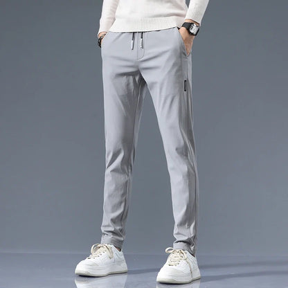Rufus | Tailored Slim Fit Cotton Trousers