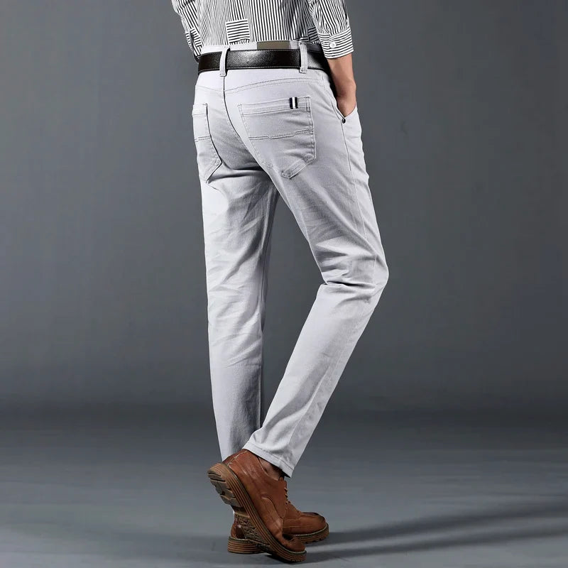 Finnian | Tailored Cotton Dress Trousers