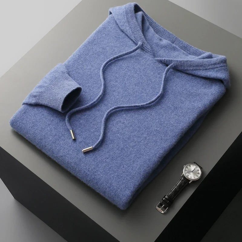 Reuben | Luxurious Cashmere Drawstring Hoodie