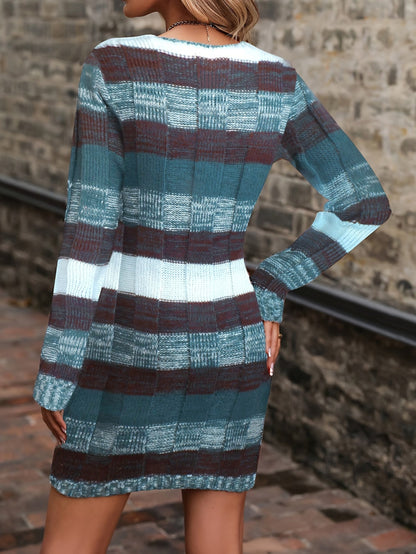 Samantha | Cozy Striped Summer Mini Dress