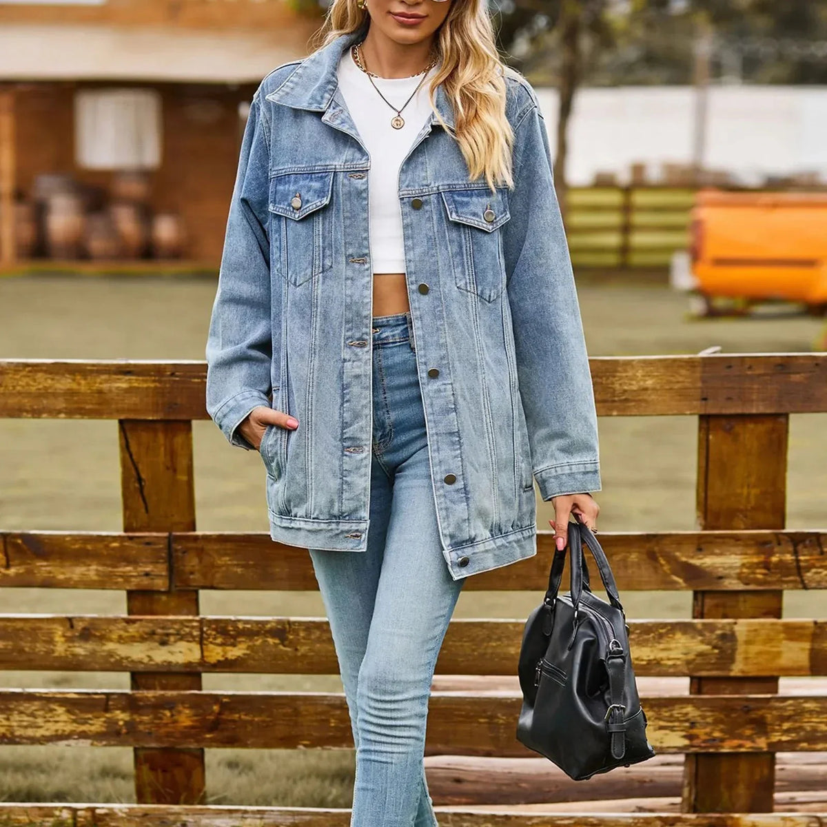 Harlow | Vintage-Inspired Denim Jacket