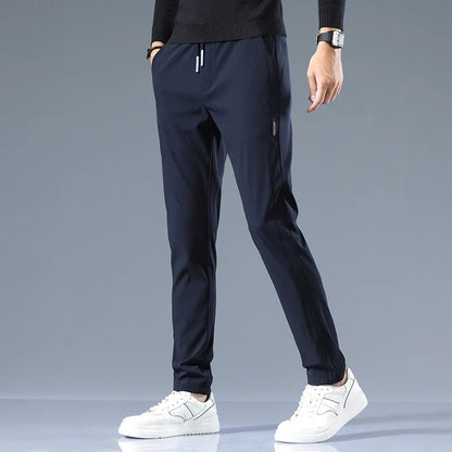 Rufus | Tailored Slim Fit Cotton Trousers
