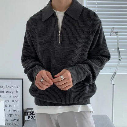 Felix | Luxe Quarter Zip Knit Sweater