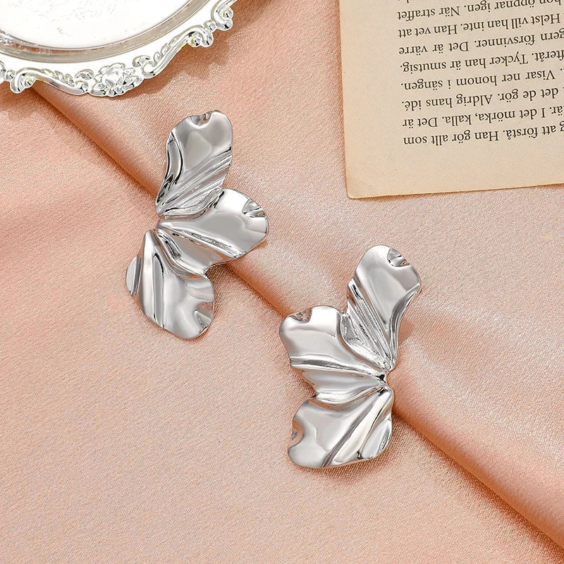 Oriane | Elegant Floral Statement Earrings