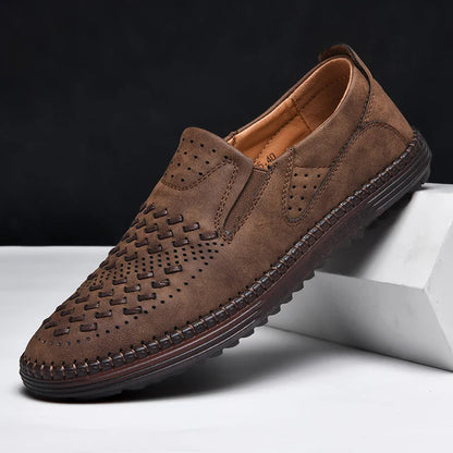 Isaac | Luxe Faux Leather Loafers