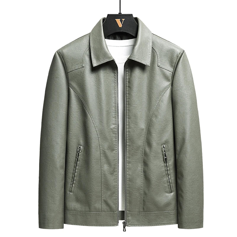 Freya | Sleek Faux Leather Jacket
