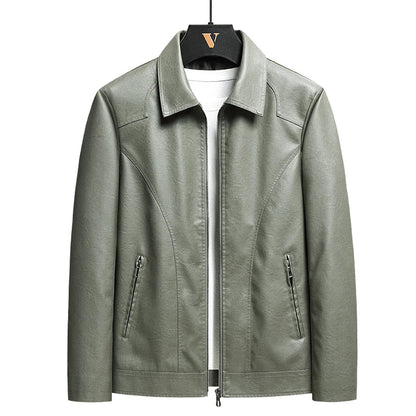 Freya | Sleek Faux Leather Jacket