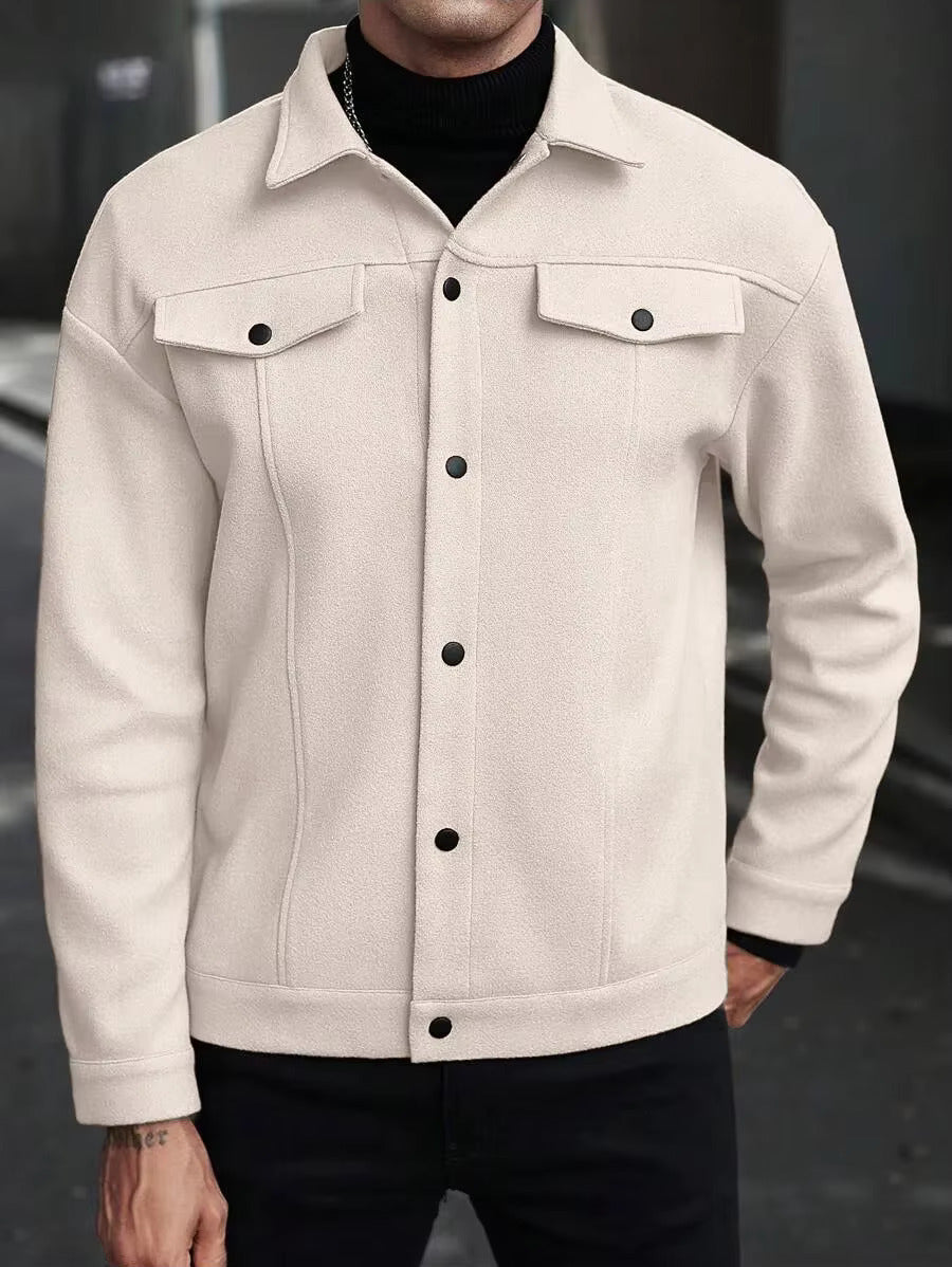 Ignatius | Tailored Wool Button-Up Jacket