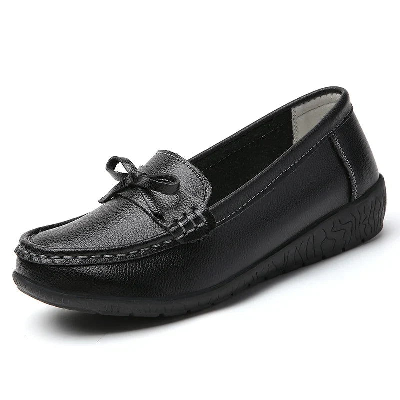 Sigrid | Chic Leather Slip-On Loafers