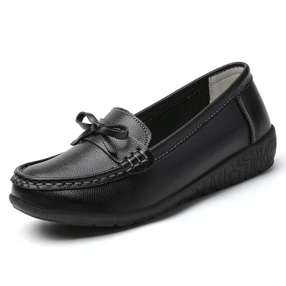 Sigrid | Chic Leather Slip-On Loafers