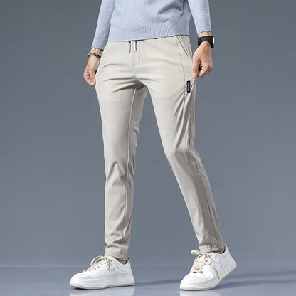 Rufus | Tailored Slim Fit Cotton Trousers