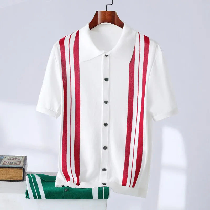 Julian | Classic Striped Polo Shirt