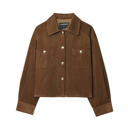 Freya | Luxe Corduroy Cropped Jacket
