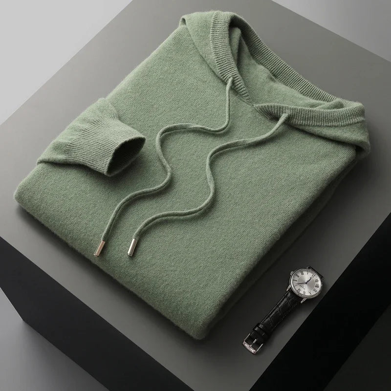 Reuben | Luxurious Cashmere Drawstring Hoodie