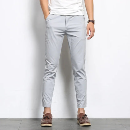 Killian | Tailored Cotton Dress Trousers