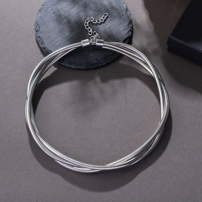Lucille | Elegant Twist Necklace