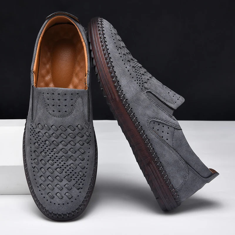 Isaac | Luxe Faux Leather Loafers