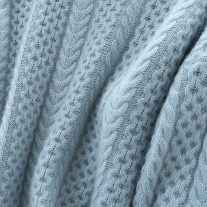 Vivienne | Braided Turtleneck Sweater