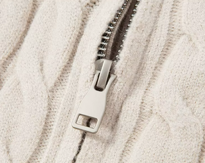 Felix | Luxe Wool Zip-Up Cardigan