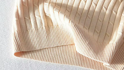 Emmeline | Luxe Cotton Cable-Knit Sweater