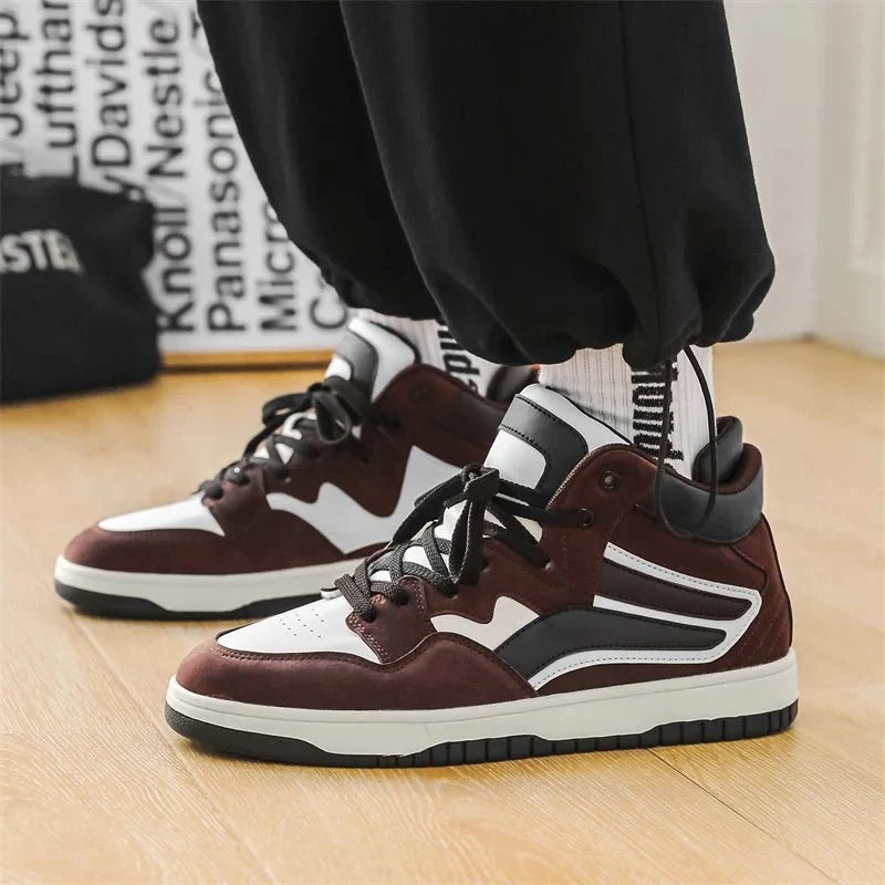 Julian | Luxe Leather Basketball Sneakers