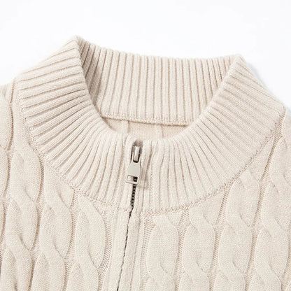 Felix | Luxe Wool Zip-Up Cardigan
