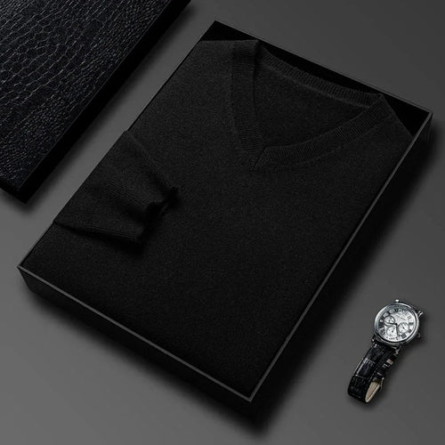 Conrad | Luxe Wool V-Neck Sweater