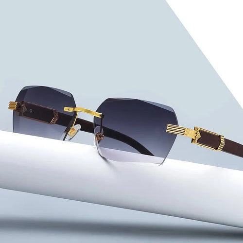 Juliette | Rimless Square Sunglasses