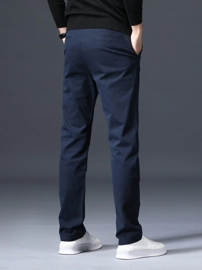 Octavian | Tailored Slim-Fit Cotton Trousers
