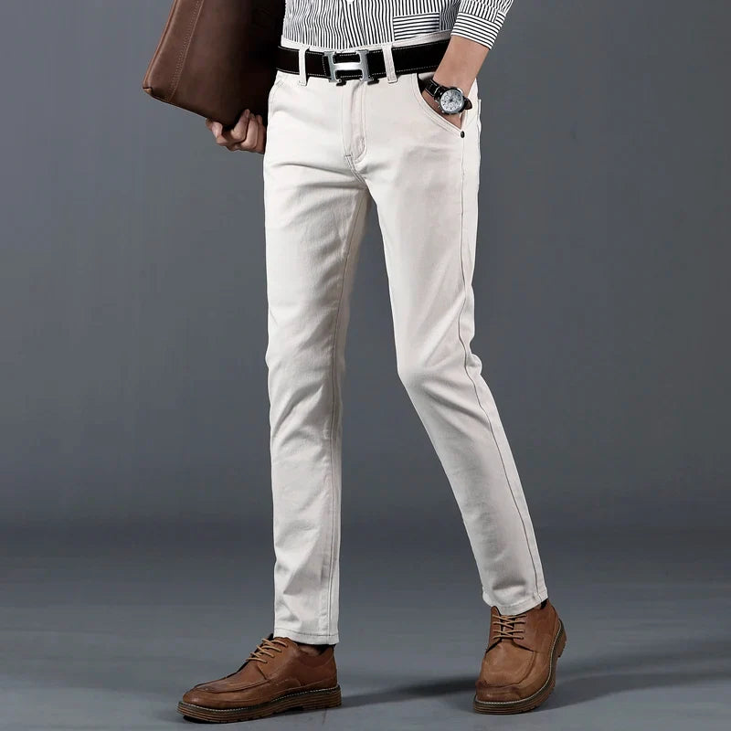 Finnian | Tailored Cotton Dress Trousers