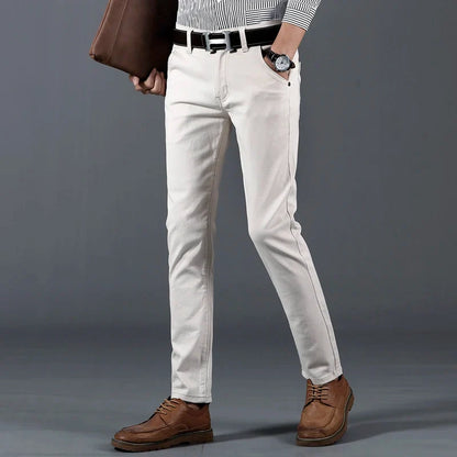 Finnian | Tailored Cotton Dress Trousers