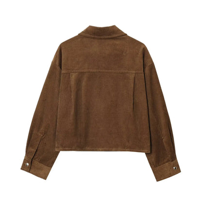 Freya | Luxe Corduroy Cropped Jacket