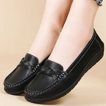 Sylvie | Luxe Leather Cushioned Loafers