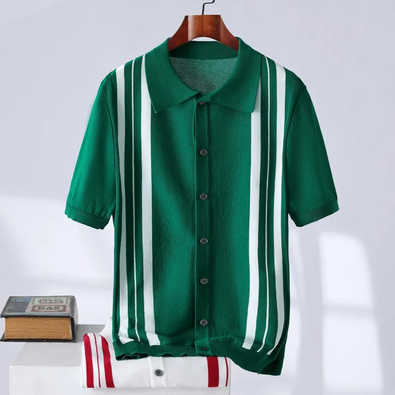 Julian | Classic Striped Polo Shirt