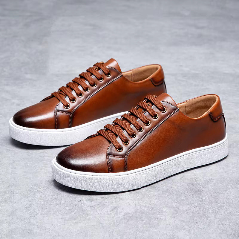 Clyde | Luxe Genuine Leather Sneakers