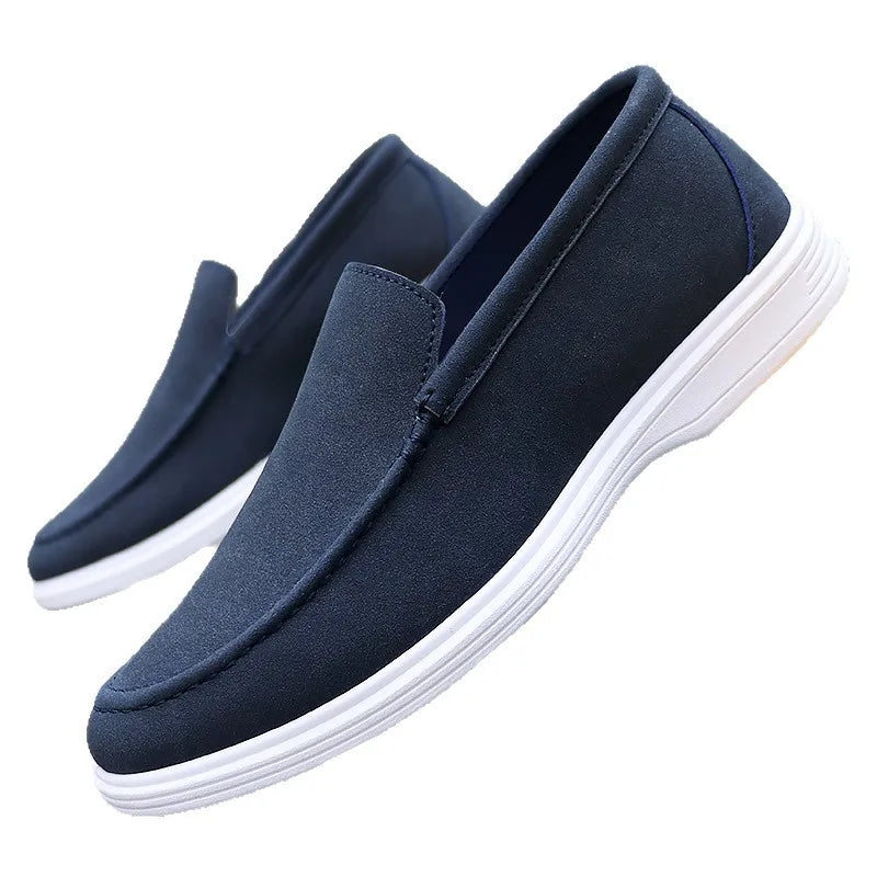 Elliott | Premium Suede Slip-On Loafers with Orthopedic Footbed