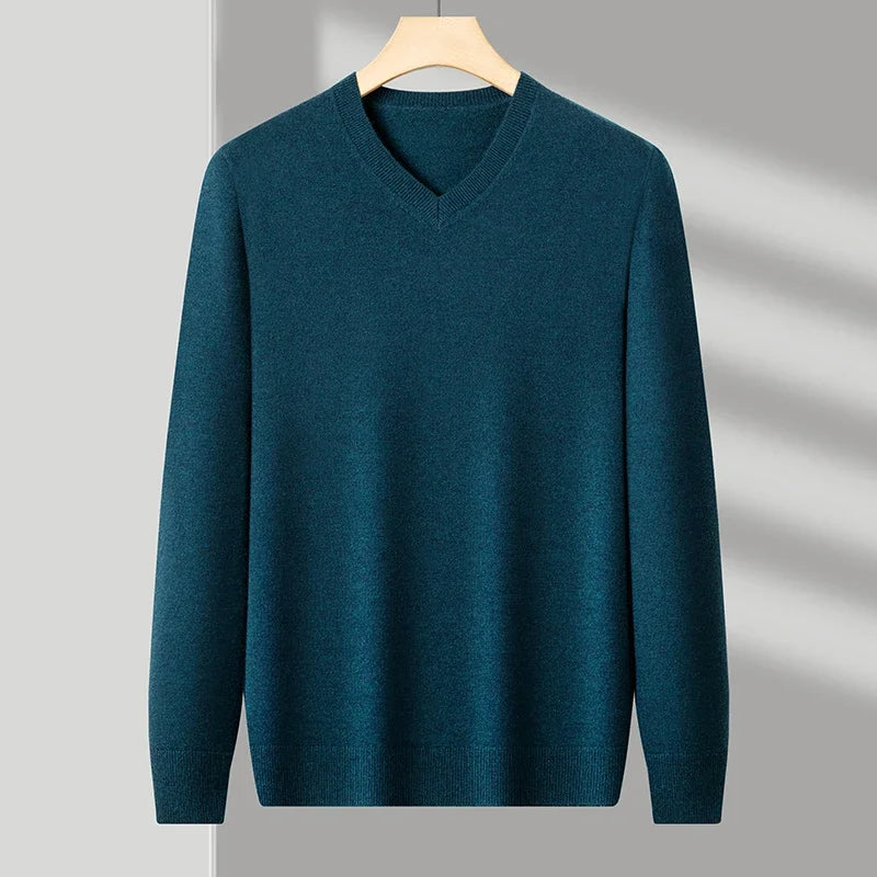Conrad | Luxe Wool V-Neck Sweater