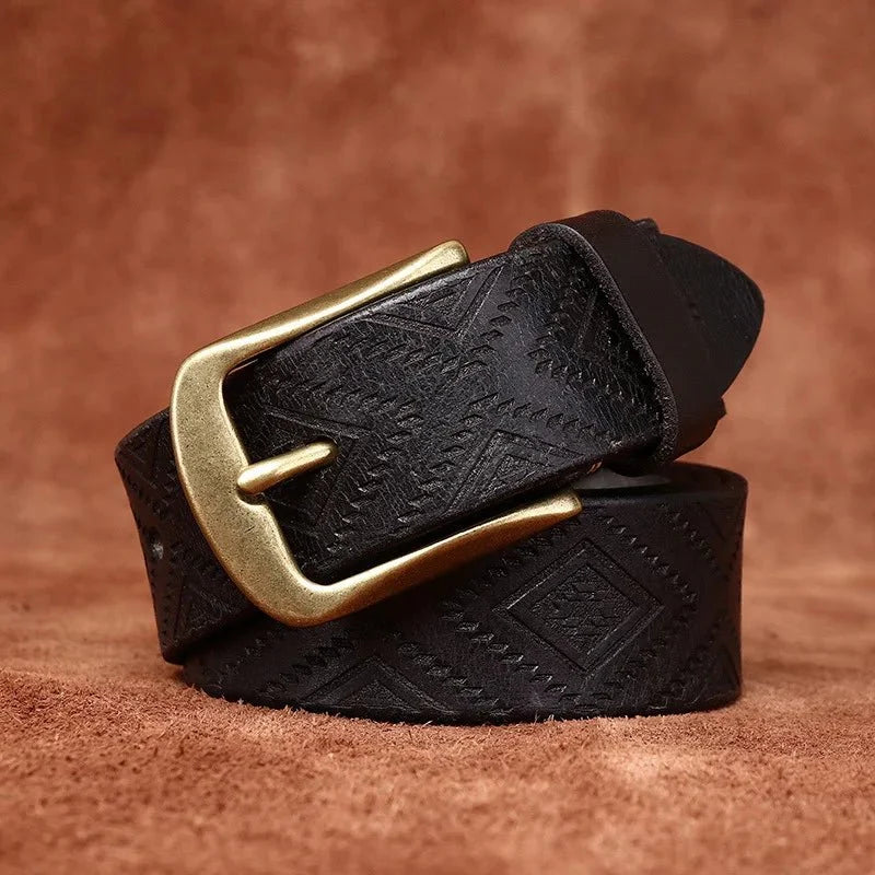 Freya | Luxe Tribal Leather Belt
