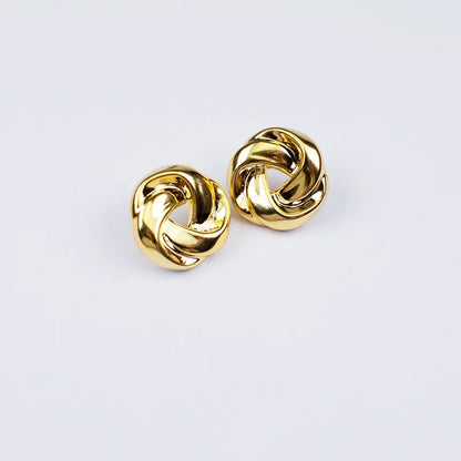 Junia | Twisted Statement Earrings