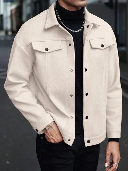 Ignatius | Tailored Wool Button-Up Jacket