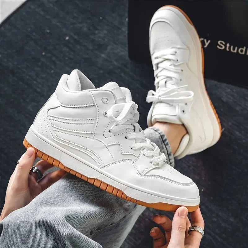 Julian | Luxe Leather Basketball Sneakers